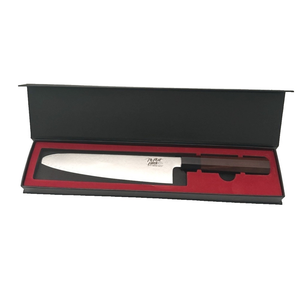 9" Chefs Knife, Damascus Steel, Thin, Sharp & Light Mr Meat Master